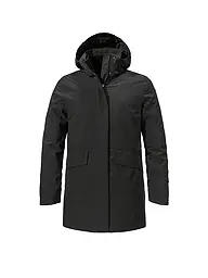 SCHÖFFEL | Parka de invierno 3 en 1 para mujer, estilo Borkol con capucha | Negro