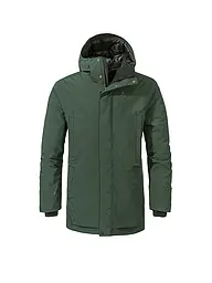 SCHÖFFEL | Parka de invierno para hombre Crivat 2L con capucha y aislamiento | Verde oscuro
