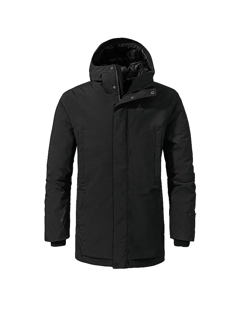 SCHÖFFEL | Parka de invierno para hombre Crivat 2L con capucha y aislamiento | Negro