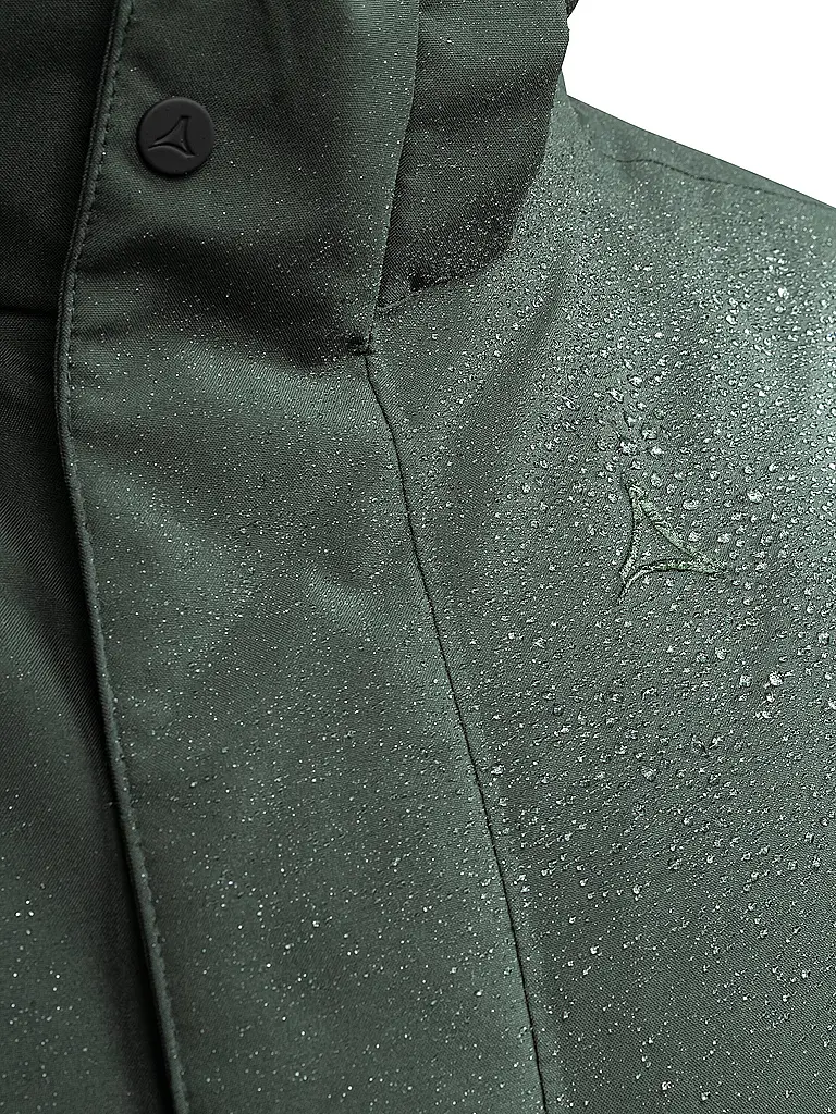 SCHÖFFEL | Parka de invierno para hombre Crivat 2L con capucha y aislamiento | Verde oscuro