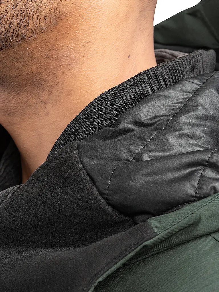 SCHÖFFEL | Parka de invierno para hombre Crivat 2L con capucha y aislamiento | Verde oscuro