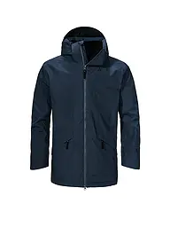 SCHÖFFEL | Parka de invierno con capucha Malkay para hombre | Azul oscuro