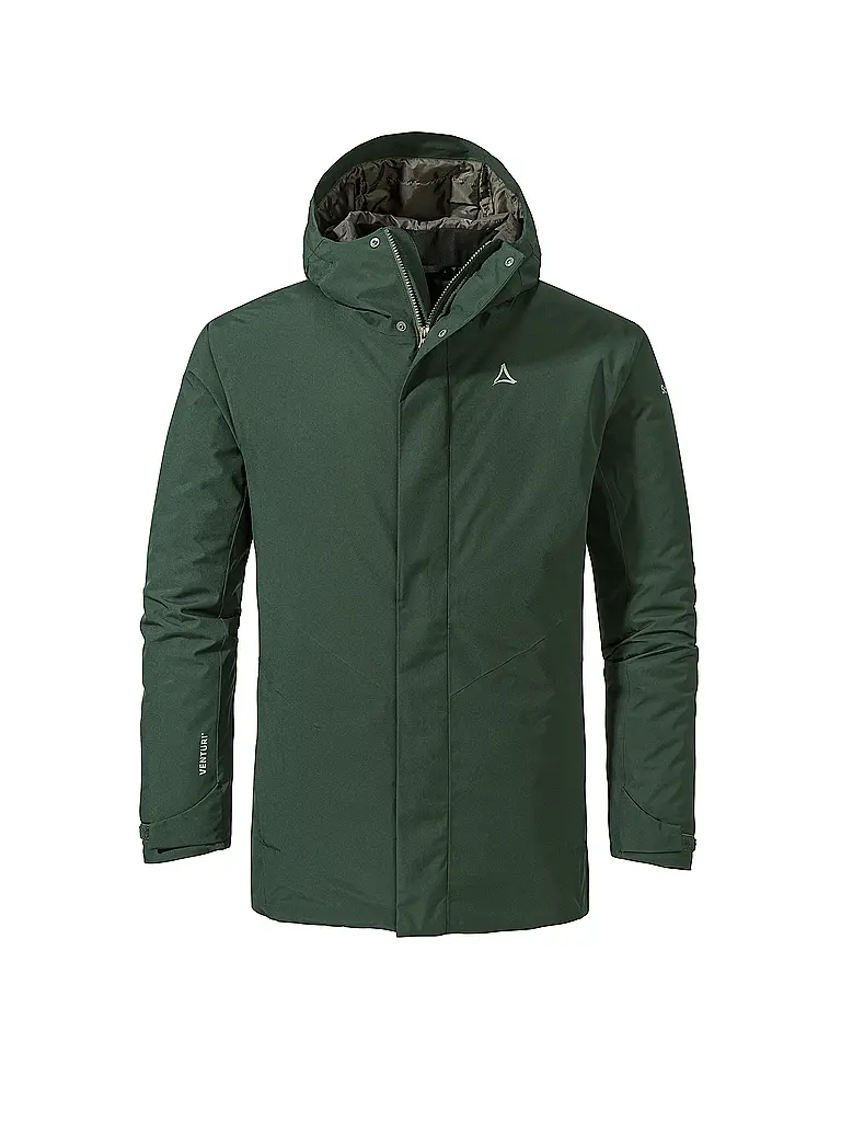 SCHÖFFEL | Parka de invierno para hombre Style Froda | Verde oscuro