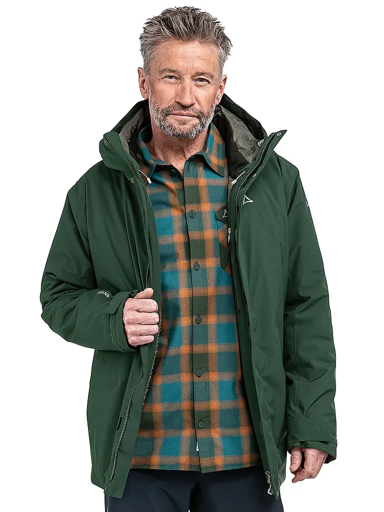 SCHÖFFEL | Parka de invierno para hombre Style Froda | Verde oscuro