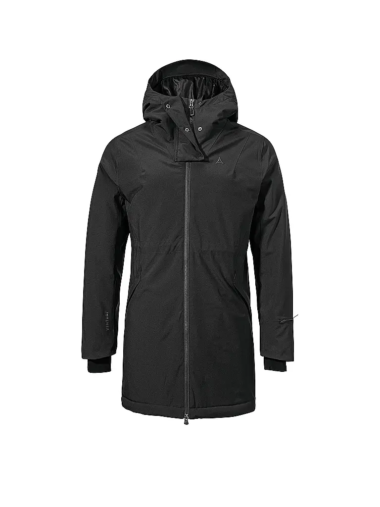 SCHÖFFEL | Parka de invierno para mujer Crivat 2L con capucha | Negro