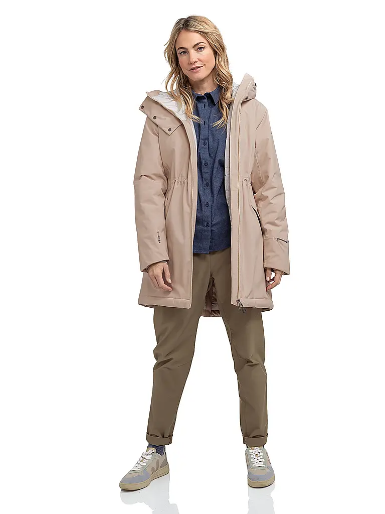 SCHÖFFEL | Parka de invierno para mujer Crivat 2L con capucha | Rosa