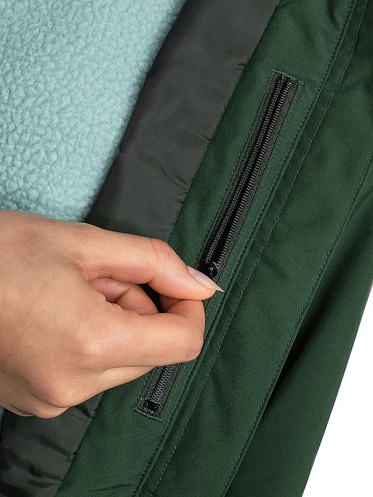 SCHÖFFEL | Parka de invierno para mujer Malkay con capucha | Verde oscuro