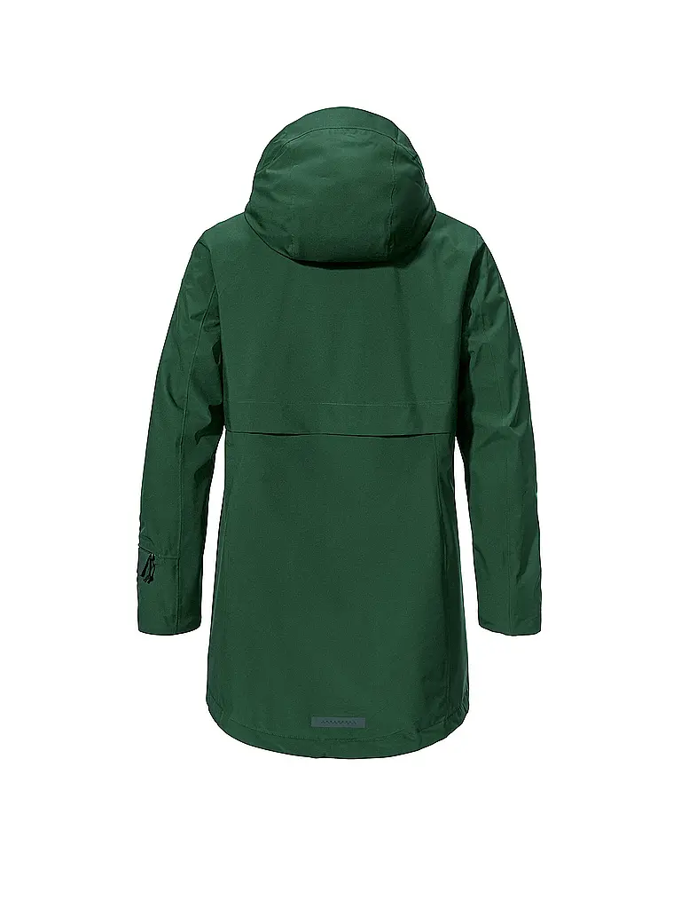 SCHÖFFEL | Parka de invierno para mujer Malkay con capucha | Verde oscuro
