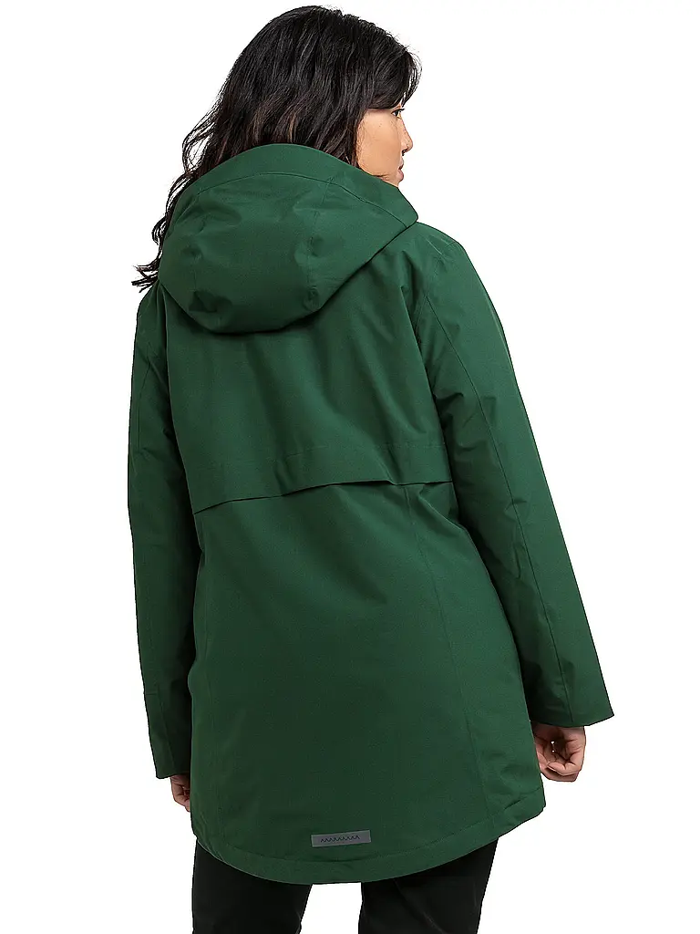 SCHÖFFEL | Parka de invierno para mujer Malkay con capucha | Verde oscuro