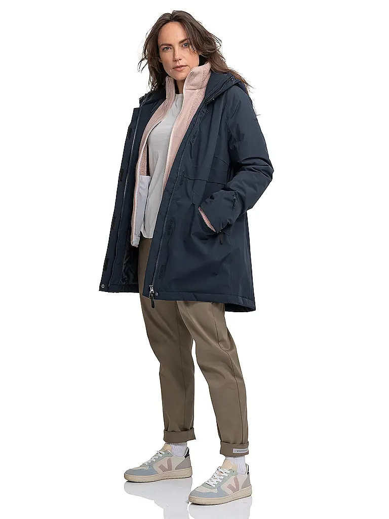 SCHÖFFEL | Parka de invierno para mujer Malkay Hoodie | Azul oscuro