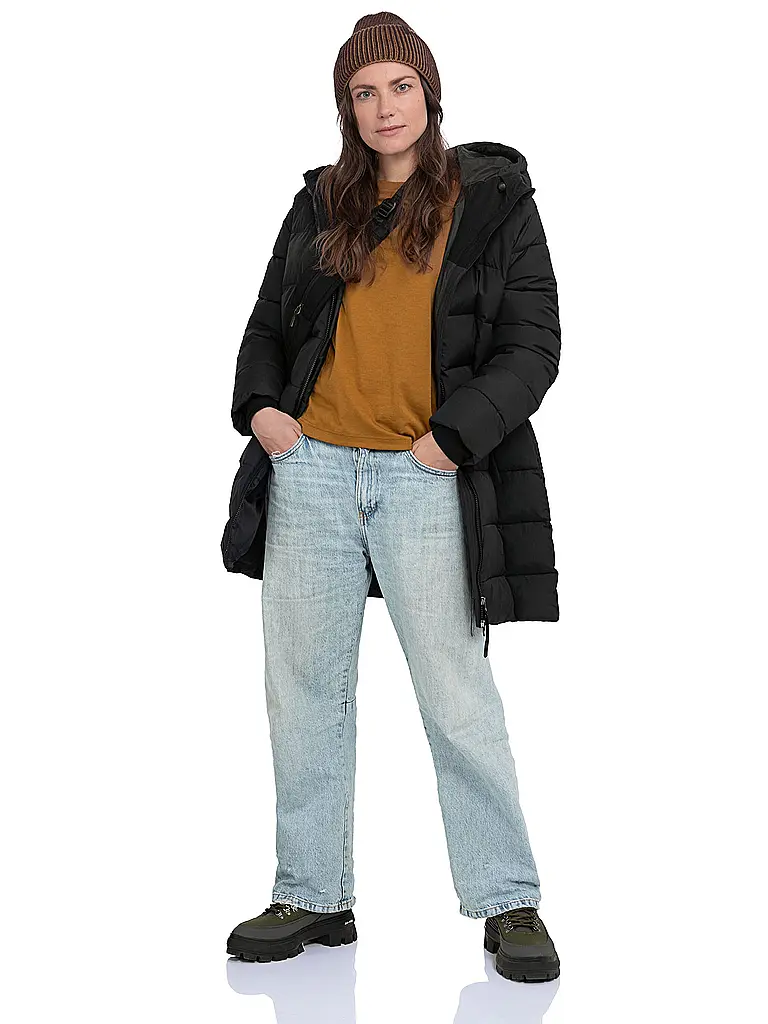 SCHÖFFEL | Parka de invierno para mujer Style Boslix con capucha | Negro