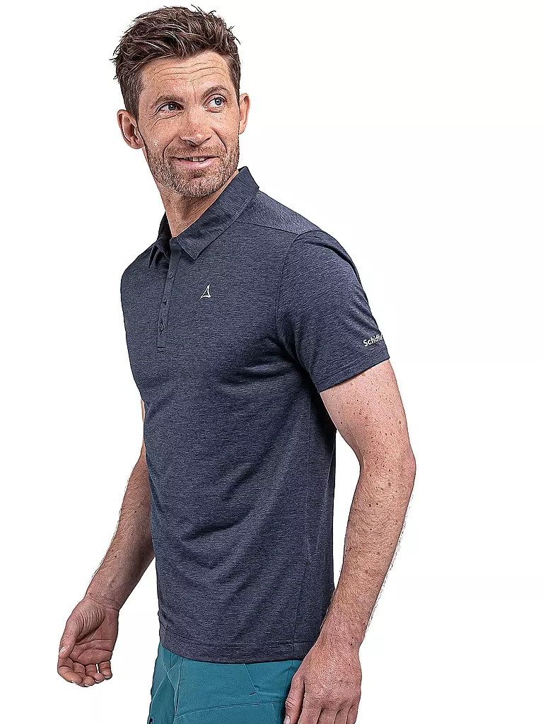 SCHÖFFEL | Polo funcional para hombre Circ Tauron M | Azul oscuro