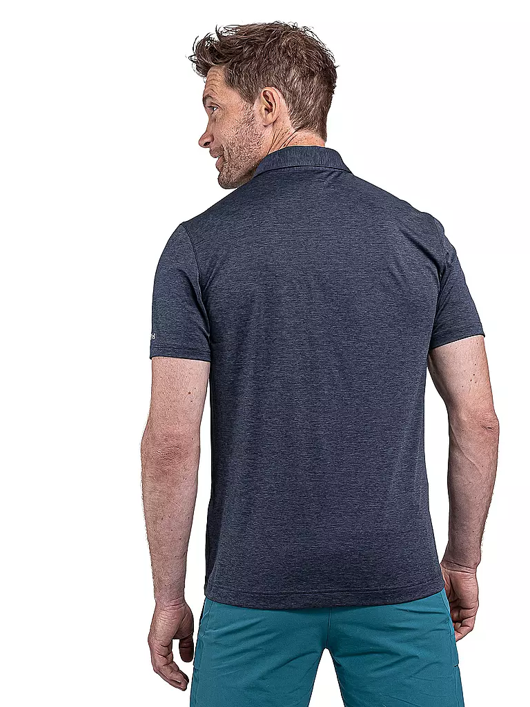 SCHÖFFEL | Polo funcional para hombre Circ Tauron M | Azul oscuro