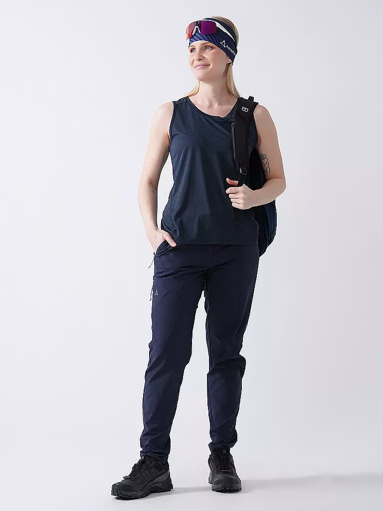 SCHÖFFEL | Top funcional Circ Tauron para mujer | Azul oscuro