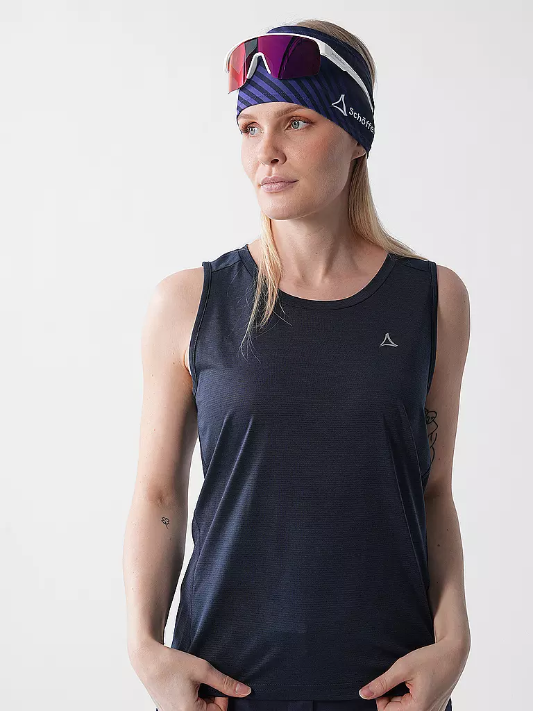SCHÖFFEL | Top funcional Circ Tauron para mujer | Azul oscuro