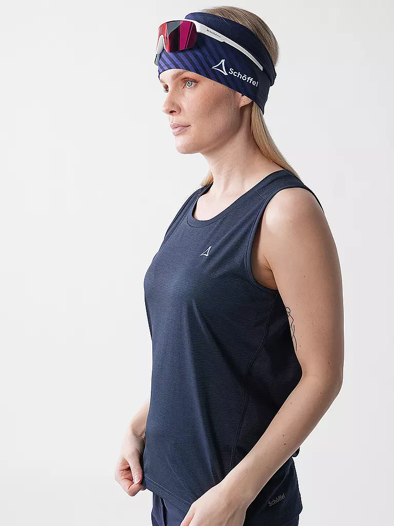 SCHÖFFEL | Top funcional Circ Tauron para mujer | Azul oscuro