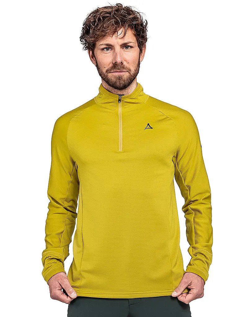 SCHÖFFEL | Zipshirt de senderismo Cascata para hombre | Oro