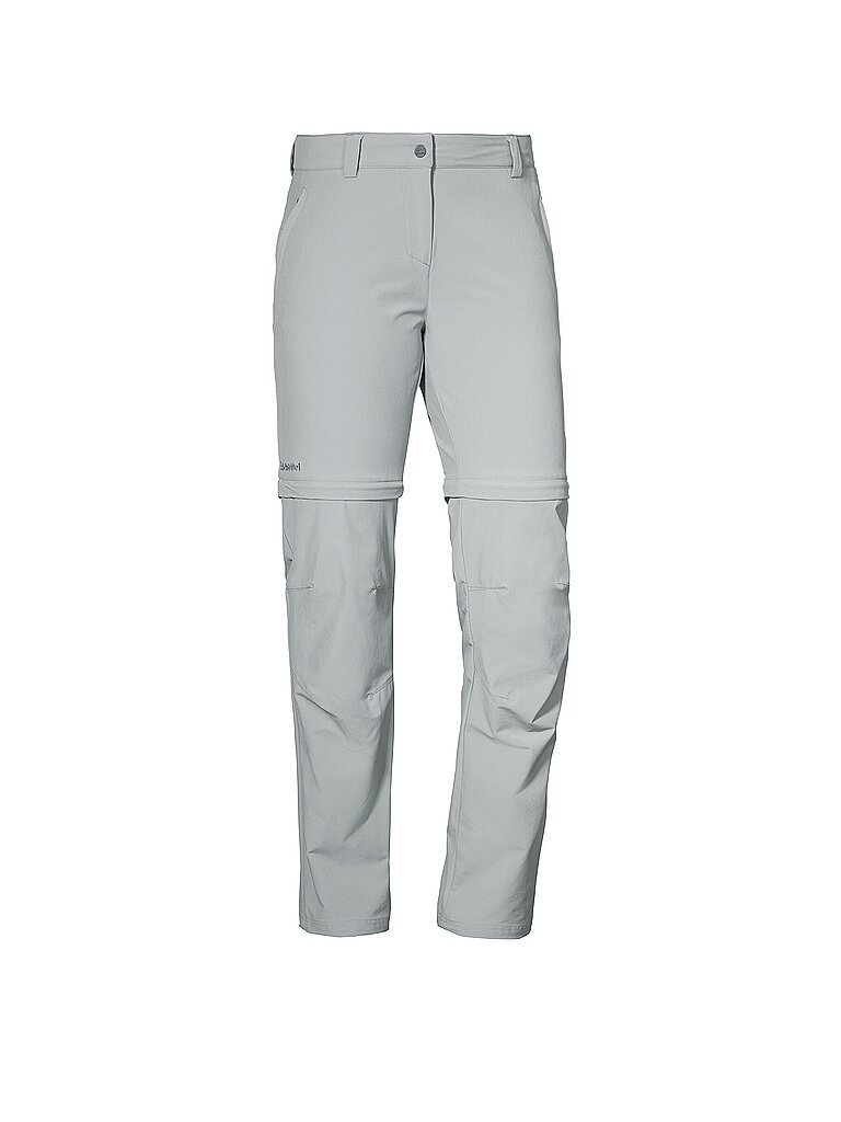 Pantalón ZipOff Ascona para mujer gris claro 38 (kurz)