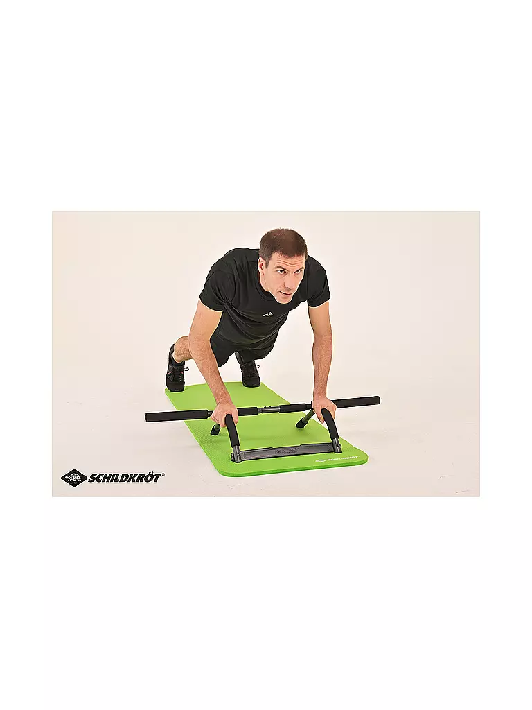 SCHILDKRÖT | Barra de dominadas multifuncional 4 en 1 | Negro
