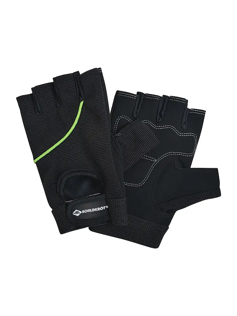 SCHILDKRÖT | Guantes de fitness "Classic", talla L/XL | Negro