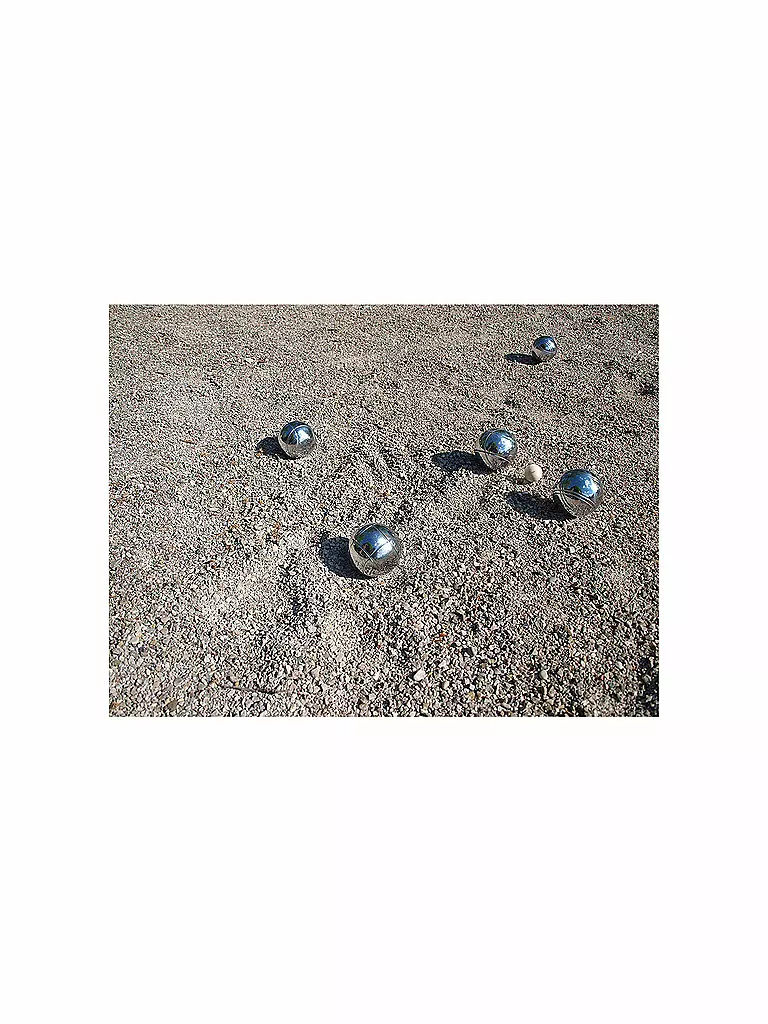 SCHILDKRÖT | Juego de bochas de acero | Plata