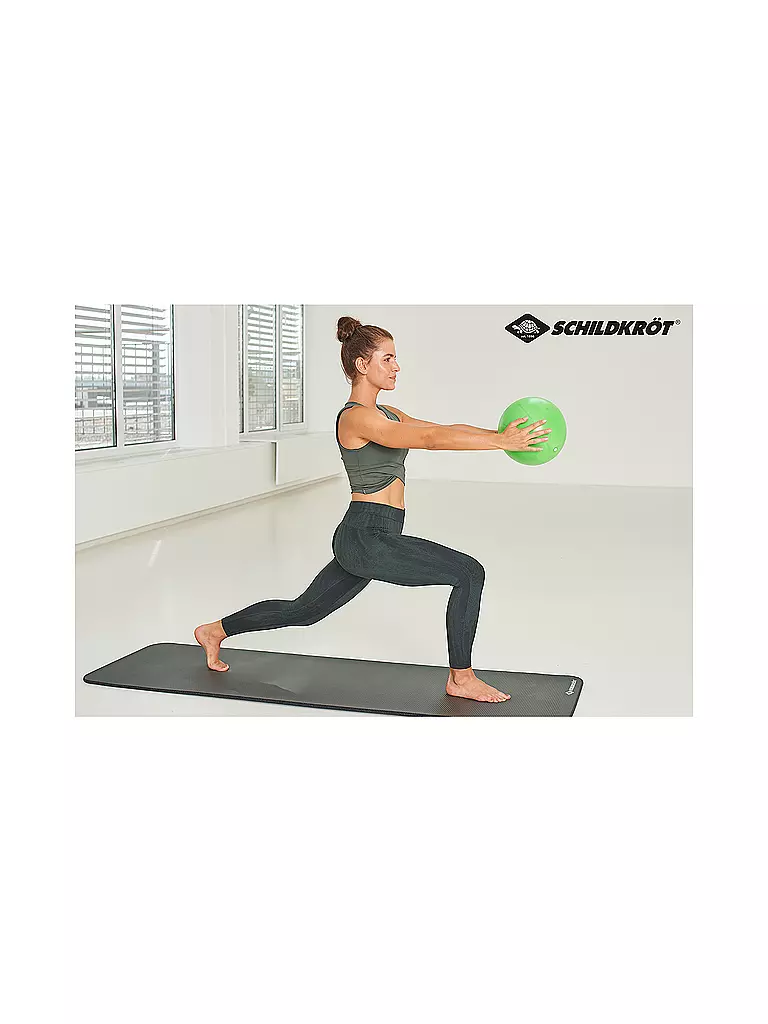SCHILDKRÖT | Pelota de pilates de 23 cm, verde | 