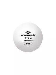 SCHILDKRÖT | Pelota de tenis de mesa 3-Star Champion ITTF 3+1 uds. BLANCO | Blanco