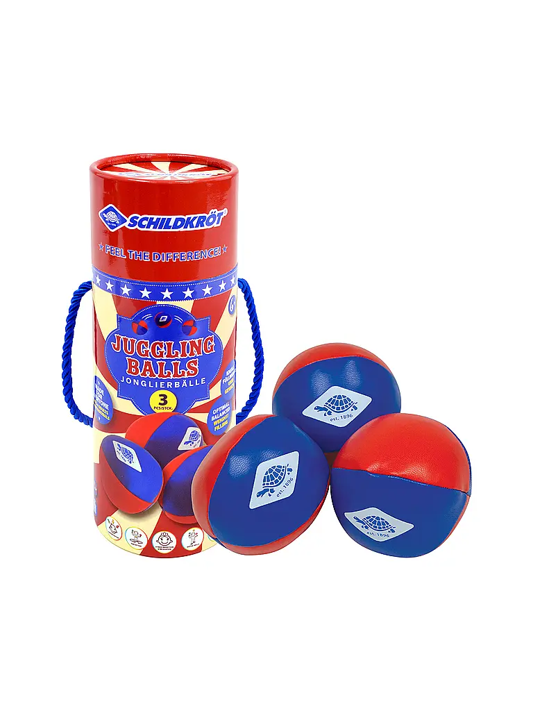 SCHILDKRÖT | Set de 3 pelotas de malabares | Azul