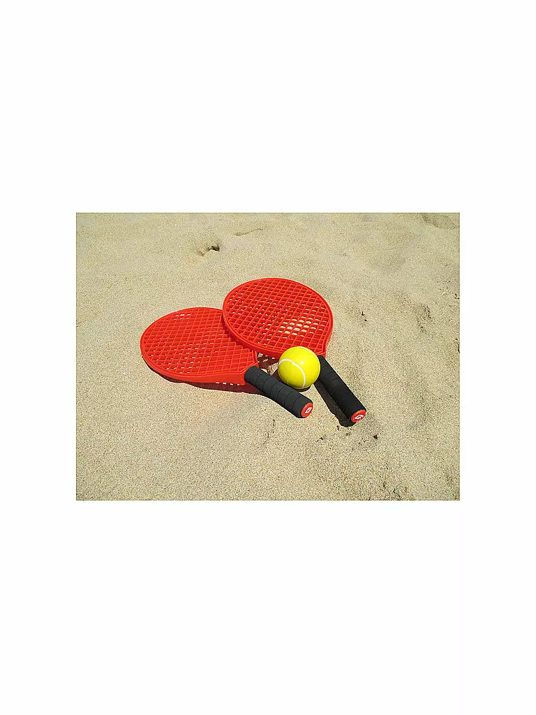 SCHILDKRÖT | Set de tenis de playa | Rojo