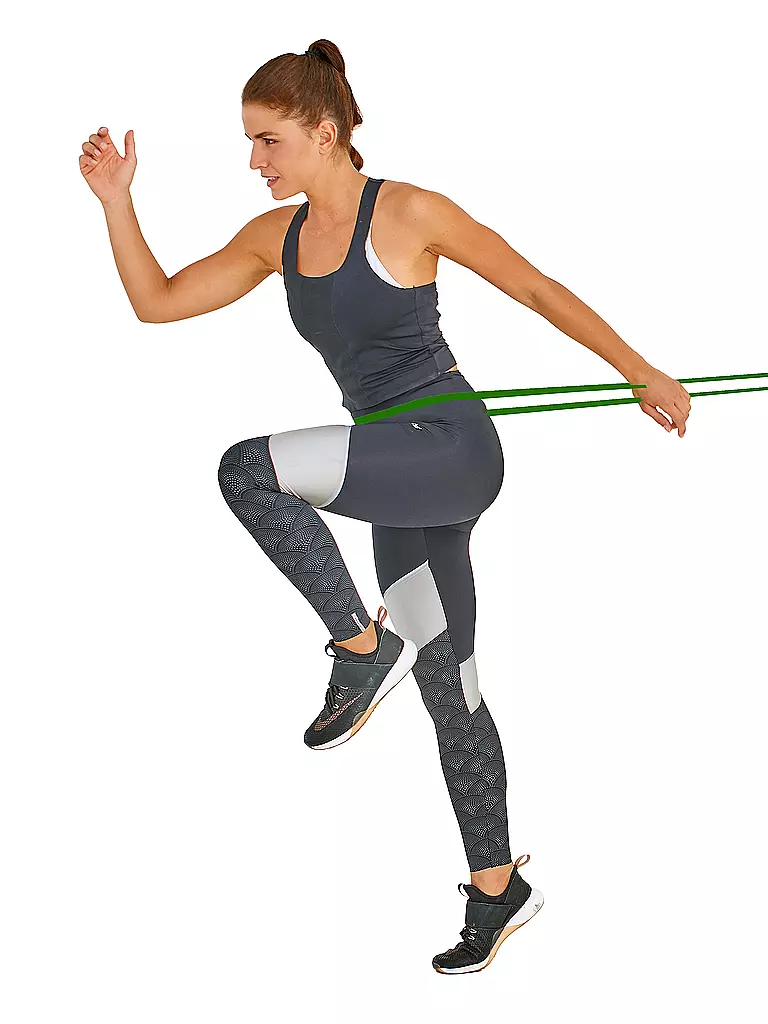 SCHILDKRÖT | Super Band Light, bandas de resistencia premium con resistencia de 12-20 kg, 21 mm de ancho | Verde oscuro