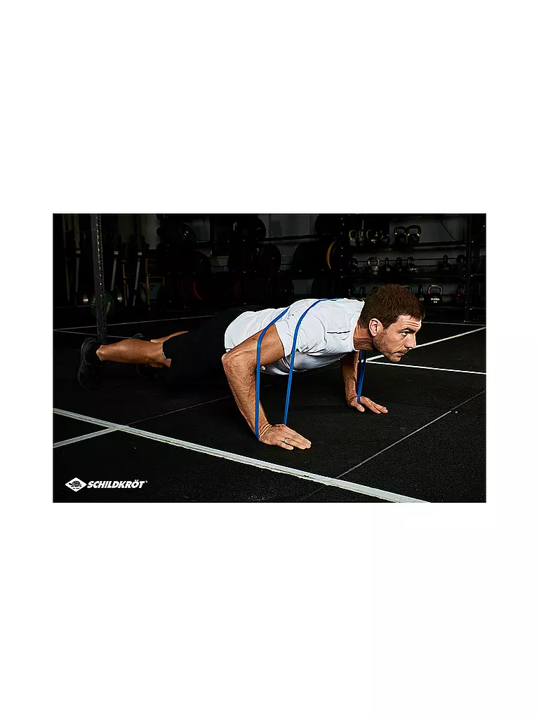 SCHILDKRÖT | Super Band Medium, Bandas de resistencia premium con 20-30 kg de resistencia, 32 mm de ancho | 