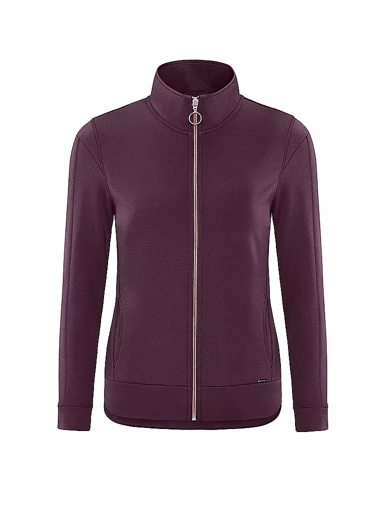 SCHNEIDER SPORTSWEAR | Damen Sweatjacke MALEAW | Rojo oscuro