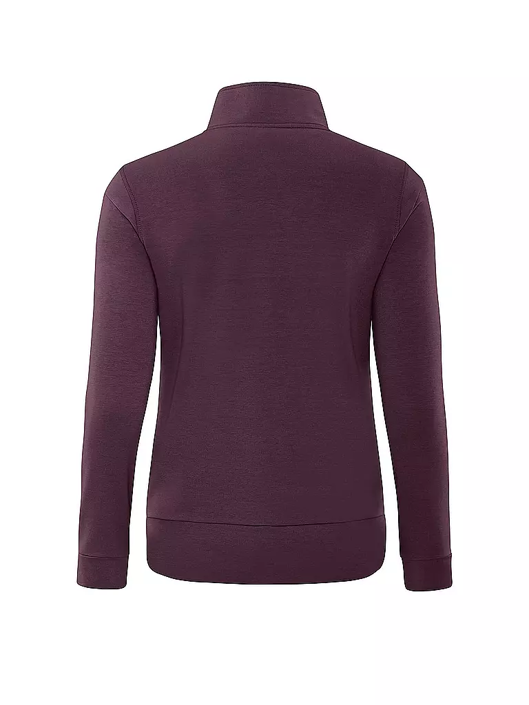 SCHNEIDER SPORTSWEAR | Damen Sweatjacke MALEAW | Rojo oscuro