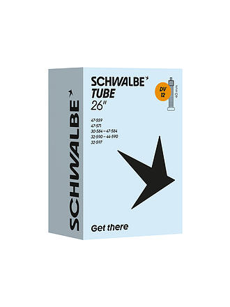 SCHWALBE | Cámara de bicicleta n.º 12 (26")