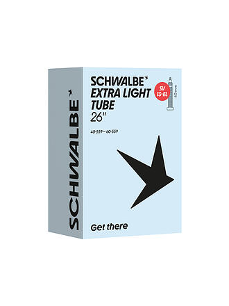 SCHWALBE | Cámara de aire para bicicleta n.º 13-EL Extralight SV 26"