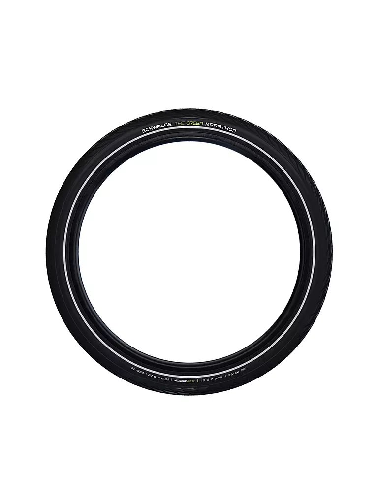 SCHWALBE | Cámara de bicicleta Green Marathon 40-622 | Negro