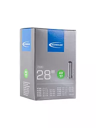 SCHWALBE | Cámara de bicicleta nº 17 AV40 (28"/700C) | Negro
