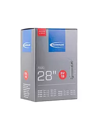 SCHWALBE | Cámara de bicicleta n.º 18 Extra Light SV40 (28"/700C) | Negro