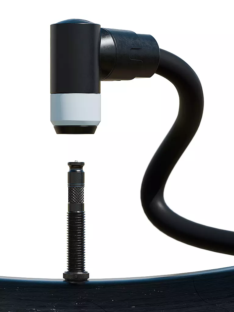 SCHWALBE | Juego de conversión de válvula Clik Cabezal de bomba | Negro