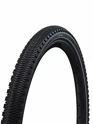 SCHWALBE | Neumático de bicicleta G-One Overland 365 40-622 con banda reflectora | Negro