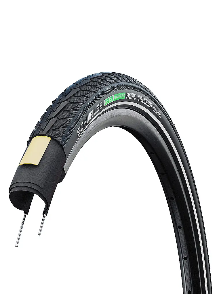 SCHWALBE | Neumático de bicicleta Road Cruiser Active Line 47-669 Reflector | 