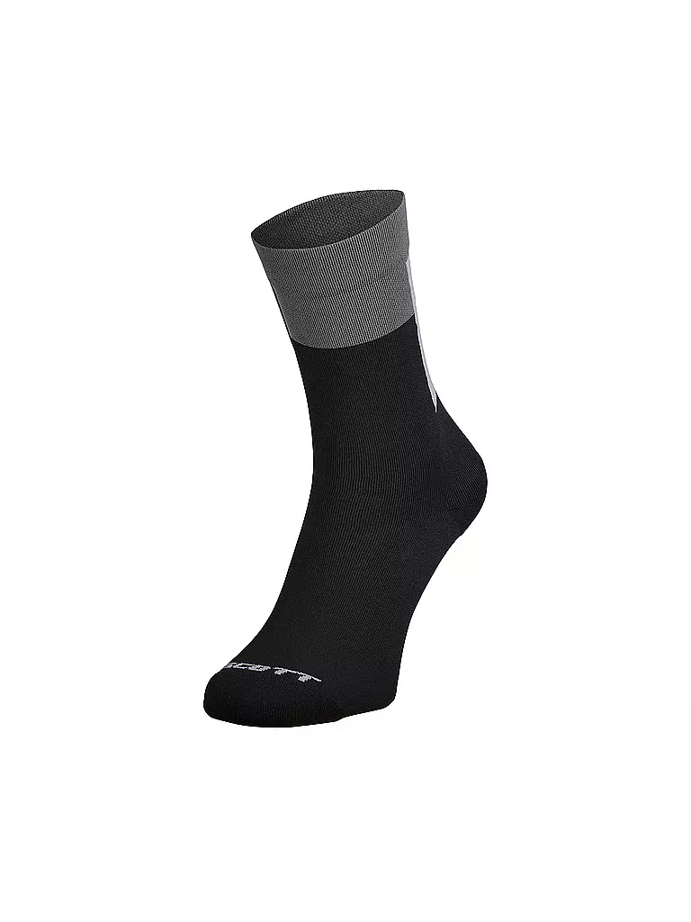 SCOTT | Calcetines de ciclismo para hombre Block Stripe Crew | Negro
