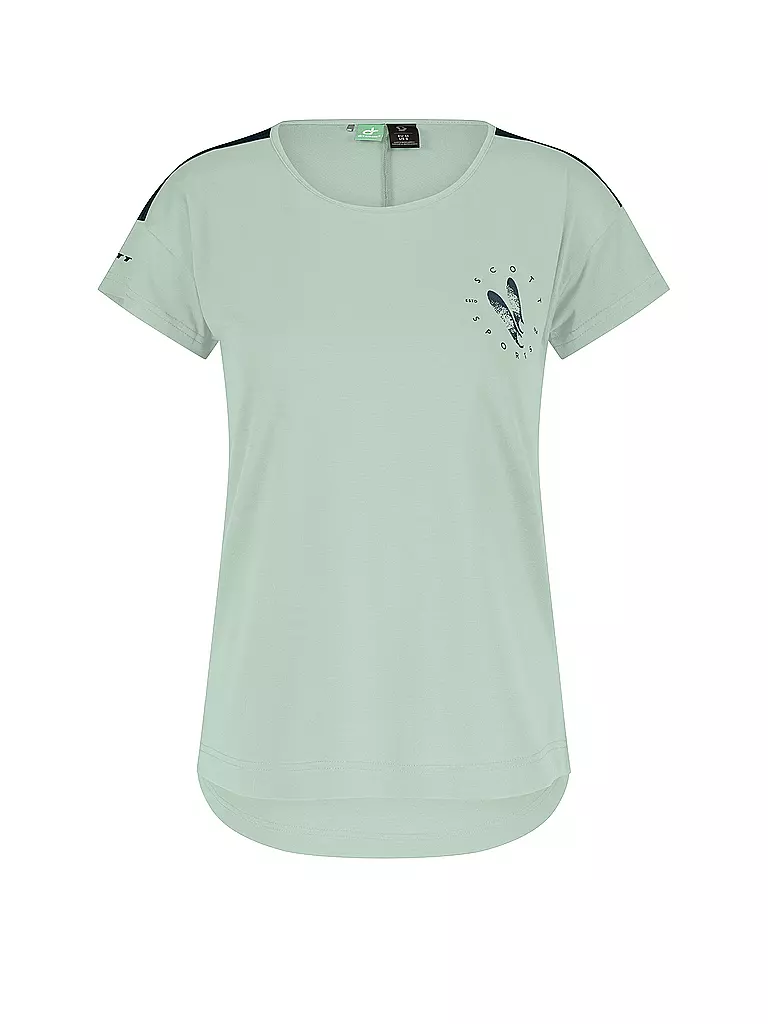 SCOTT | Camiseta de ciclismo para mujer Trail Flow DRI SS | Verde claro