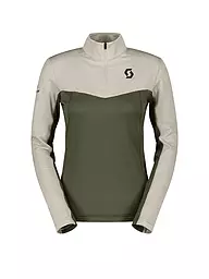 SCOTT | Camiseta interior con cremallera para mujer Defined Light | Oliva