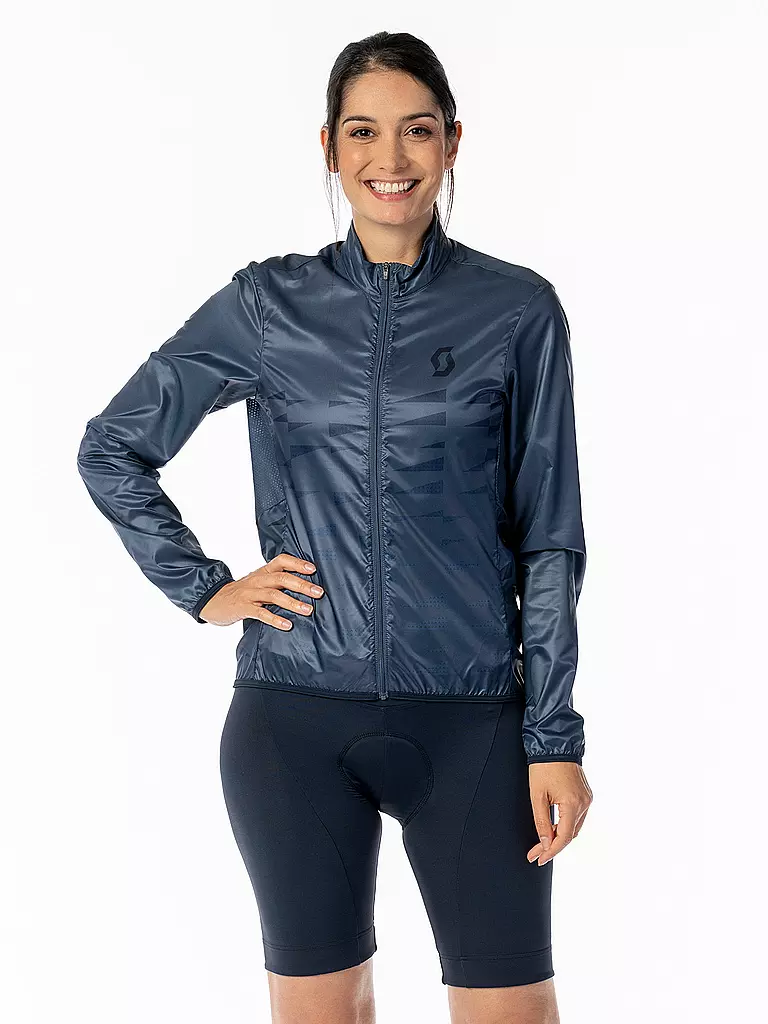 SCOTT | Chaqueta de ciclismo para mujer Endurance WB | Azul oscuro