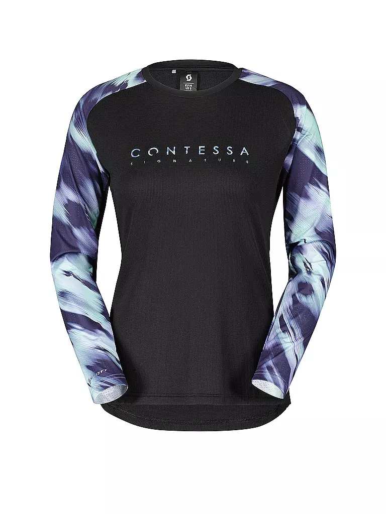 SCOTT | Damen Radshirt Trail Contessa Sign. LS | Negro