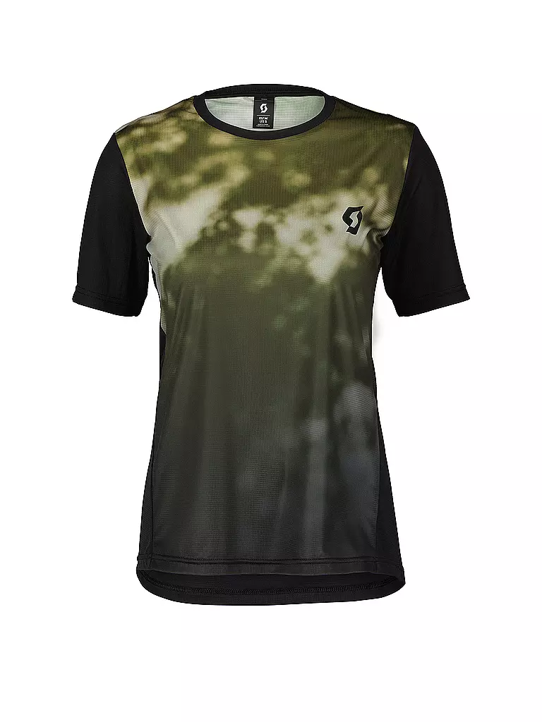 SCOTT | Damen Radtrikot Trail Flow SS | Verde oscuro