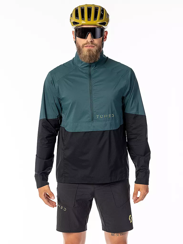 SCOTT | Herren Radjacke Tuned Anorak WB | Verde oscuro