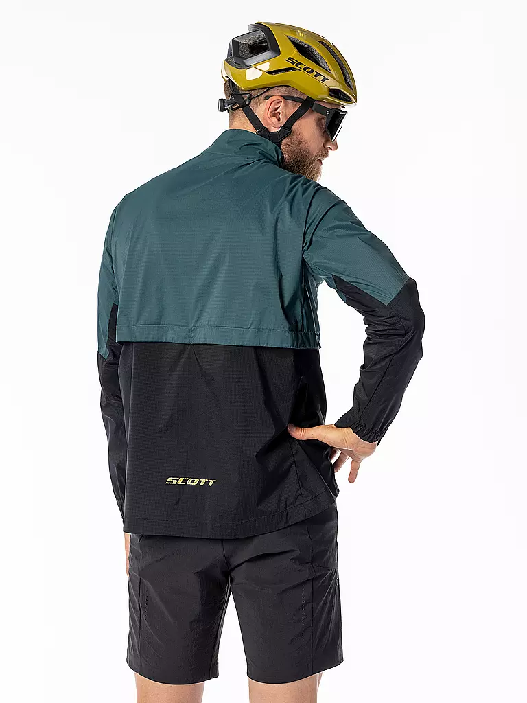 SCOTT | Herren Radjacke Tuned Anorak WB | Verde oscuro