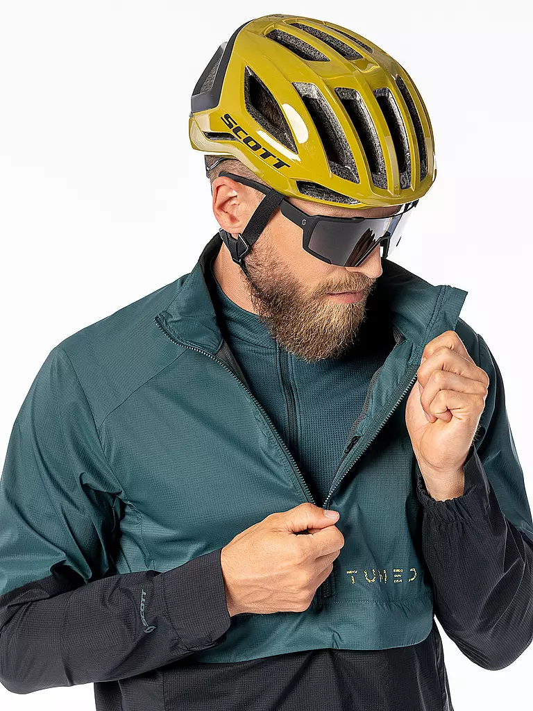 SCOTT | Herren Radjacke Tuned Anorak WB | Verde oscuro